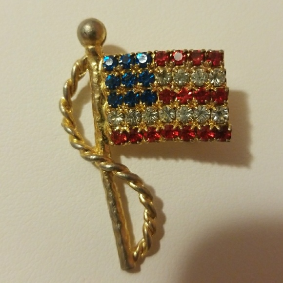 unknown Jewelry Lovely American Flag Brooch Poshmark